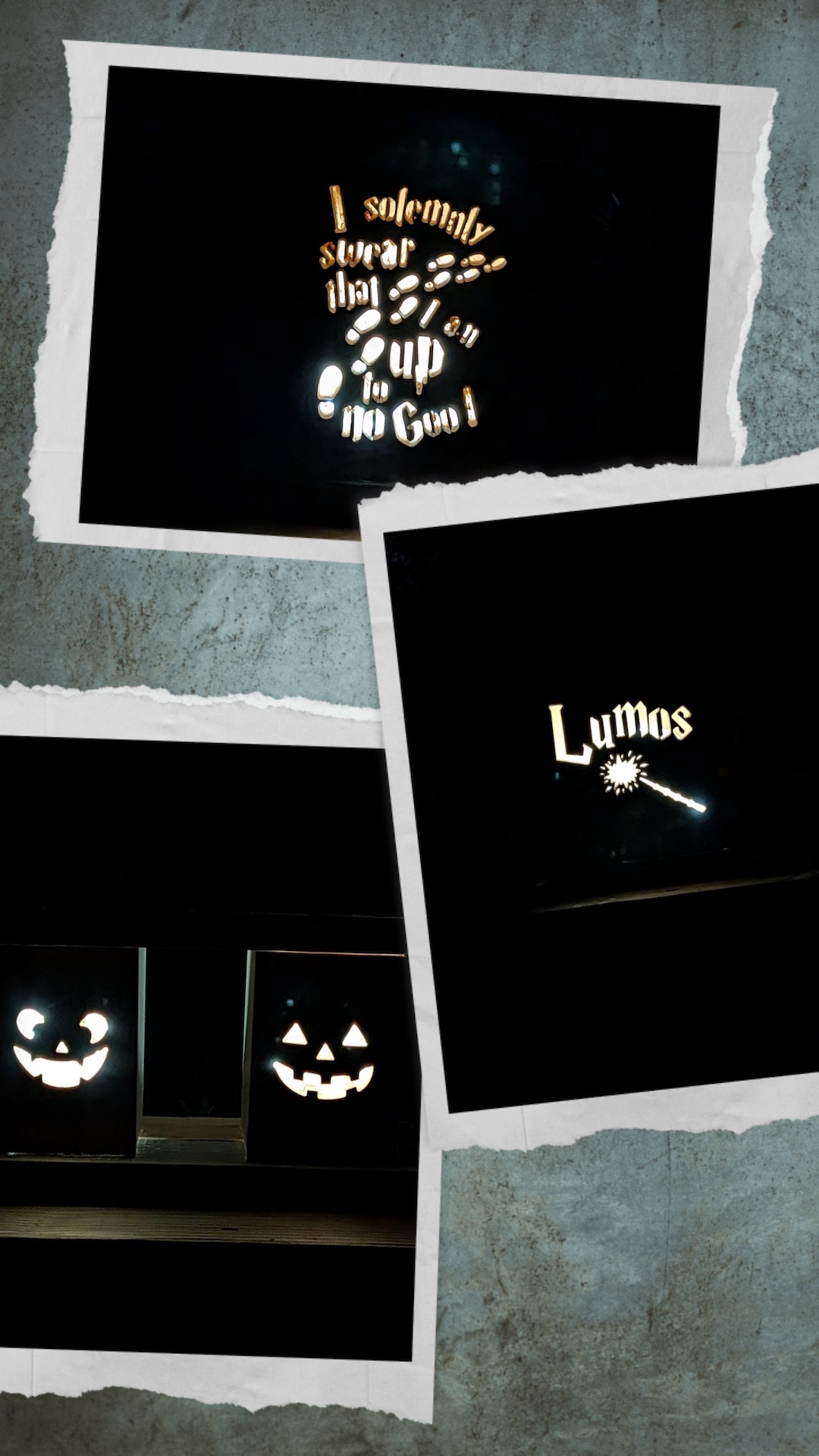 Lanterns with lights